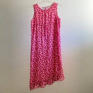 Cherokee Girls Polka Dot Chiffon Dress